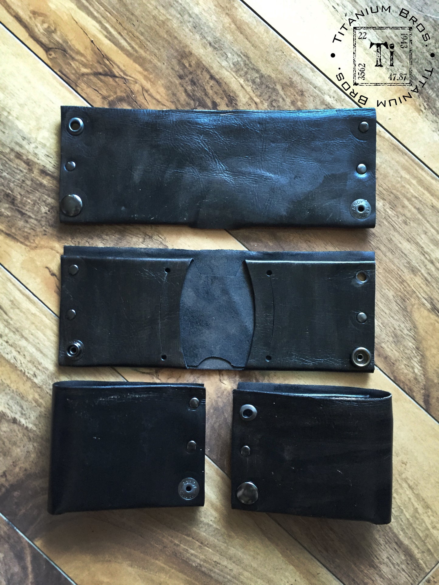 One Piece Handmade Leather Wallet